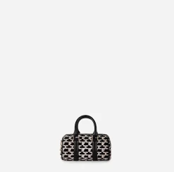 Elisabetta Franchi Luggage|Handbags|Mini Bauletto Monogram Travel