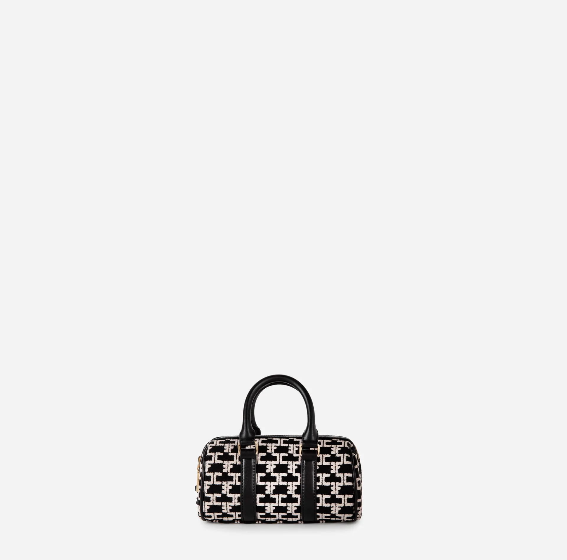 Elisabetta Franchi Luggage|Handbags|Mini Bauletto Monogram Travel