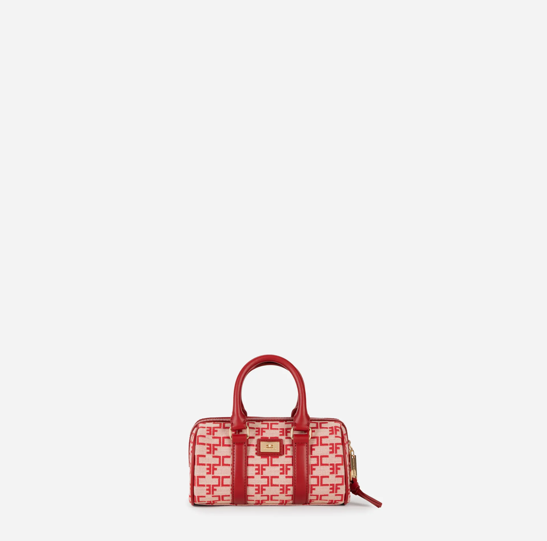Elisabetta Franchi Luggage|Handbags|Mini Bauletto Monogram Travel