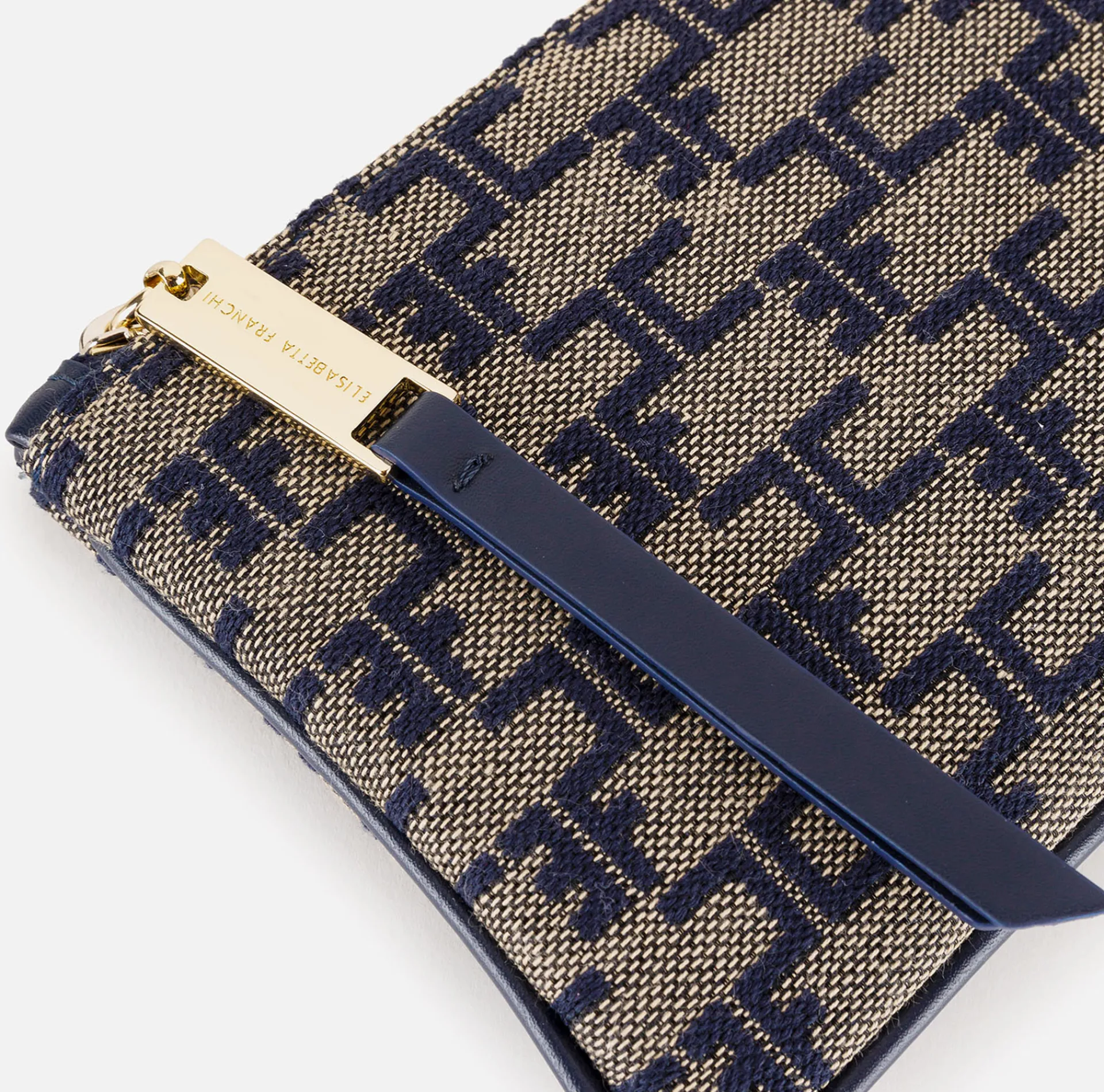 Elisabetta Franchi Clutch|Monogram Clutch Bag