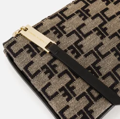 Elisabetta Franchi Clutch|Monogram Clutch Bag