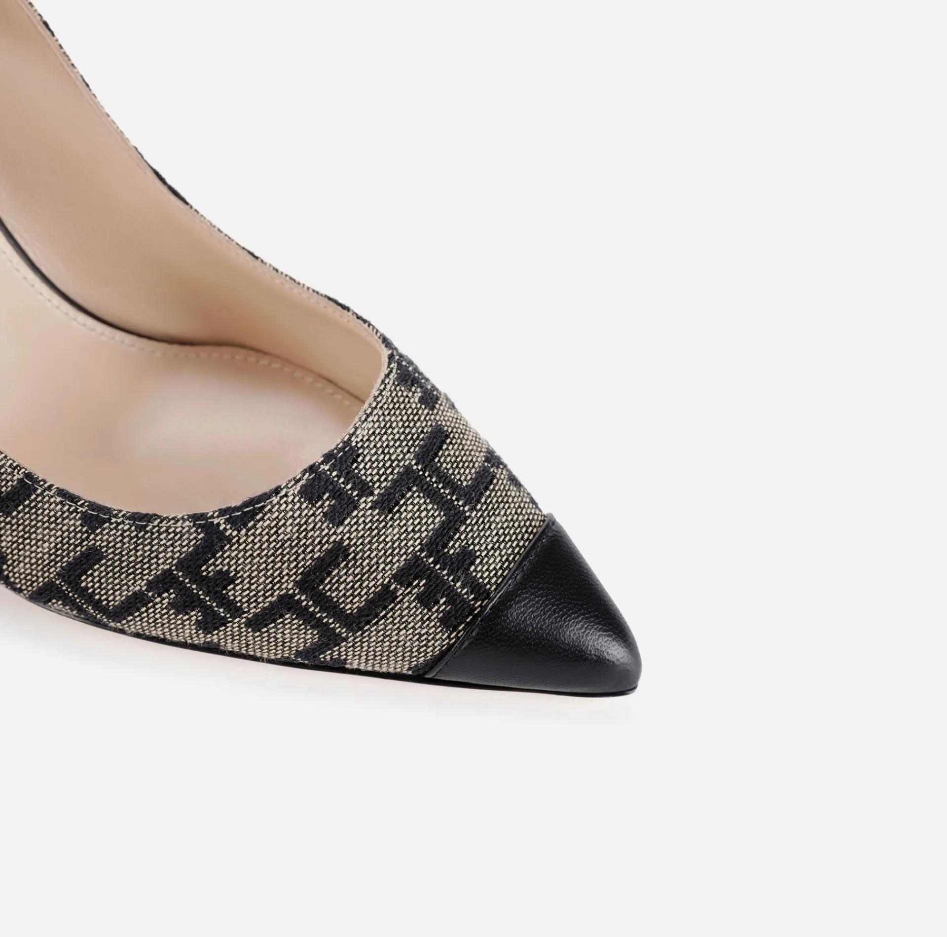Elisabetta Franchi Pumps|Monogram Decolleté Camel/Blue