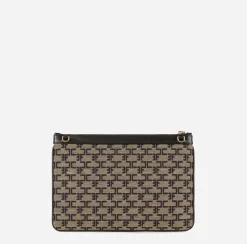 Elisabetta Franchi Clutch|Monogram Mini Make-Up Bag