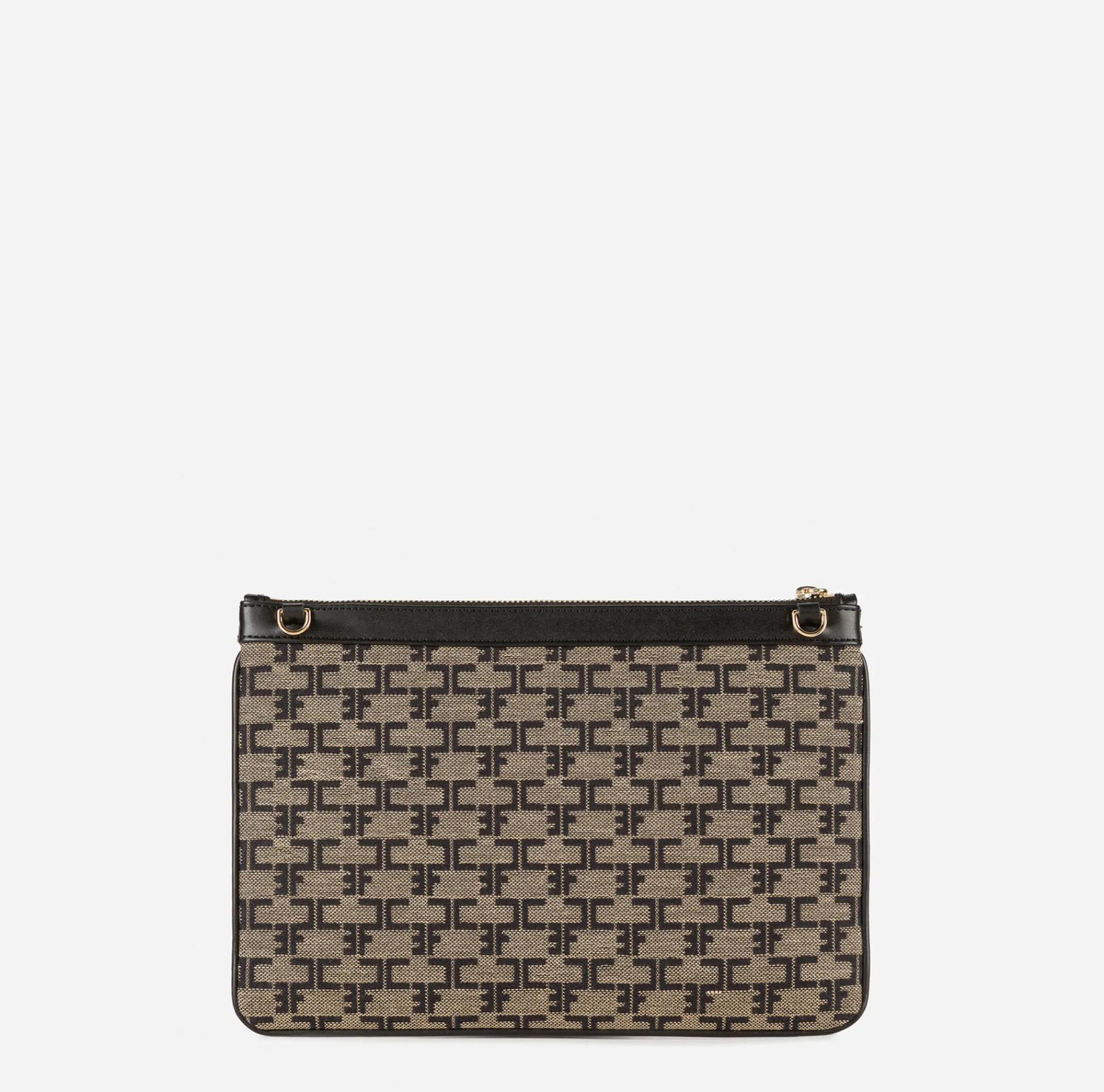 Elisabetta Franchi Clutch|Monogram Mini Make-Up Bag