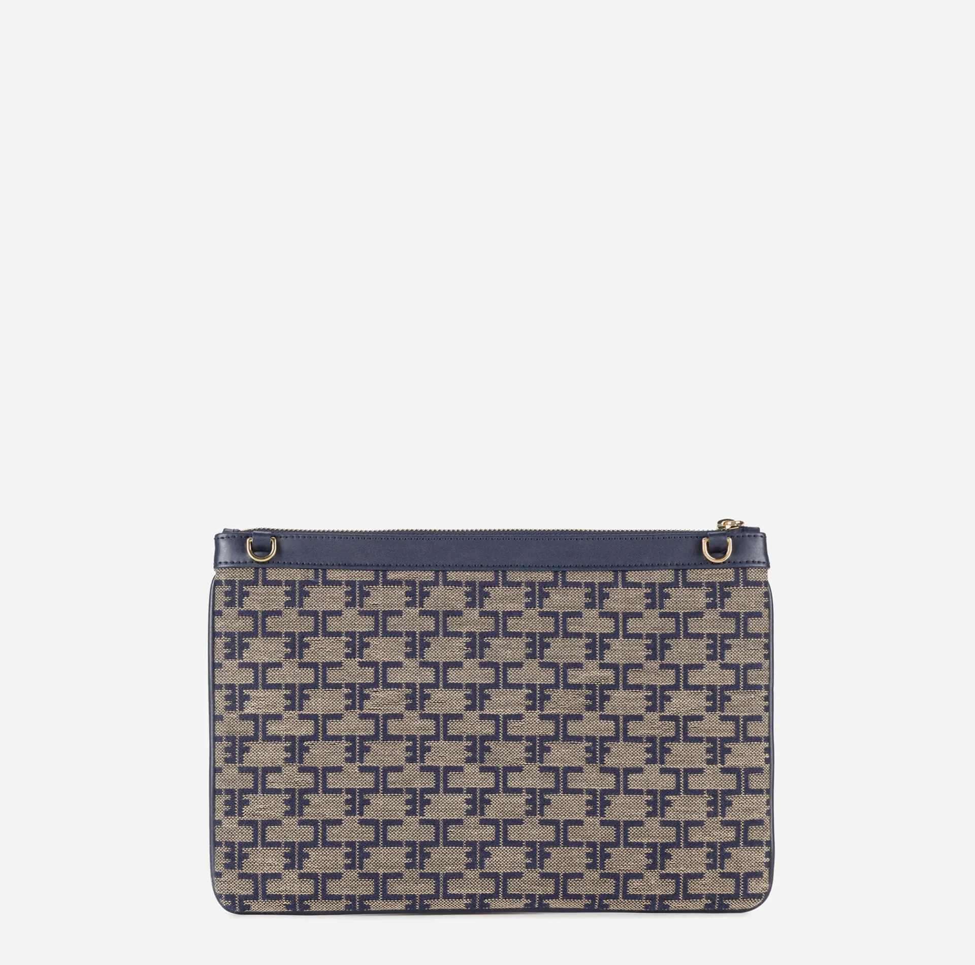 Elisabetta Franchi Clutch|Monogram Mini Make-Up Bag
