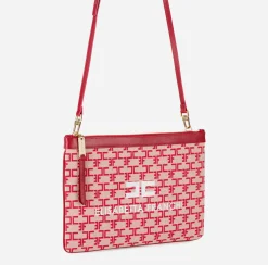Elisabetta Franchi Clutch|Monogram Mini Make-Up Bag
