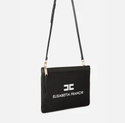 Elisabetta Franchi Clutch|Monogram Mini Make-Up Bag