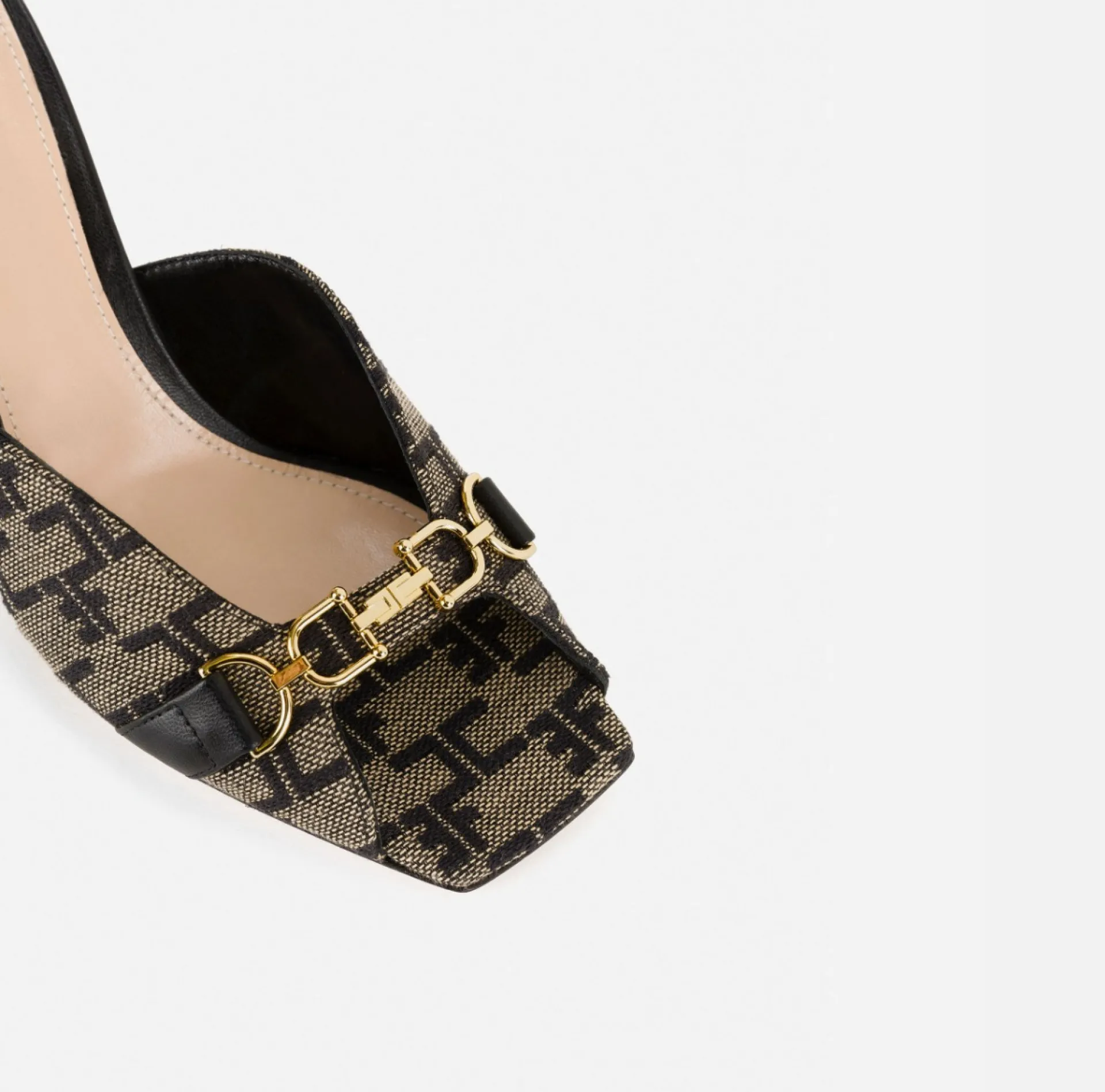 Elisabetta Franchi Sandals|Monogram Slider Sandal