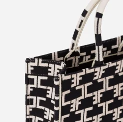 Elisabetta Franchi Handbags|Monogram Tote Medium