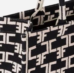 Elisabetta Franchi Handbags|Monogram Tote Medium