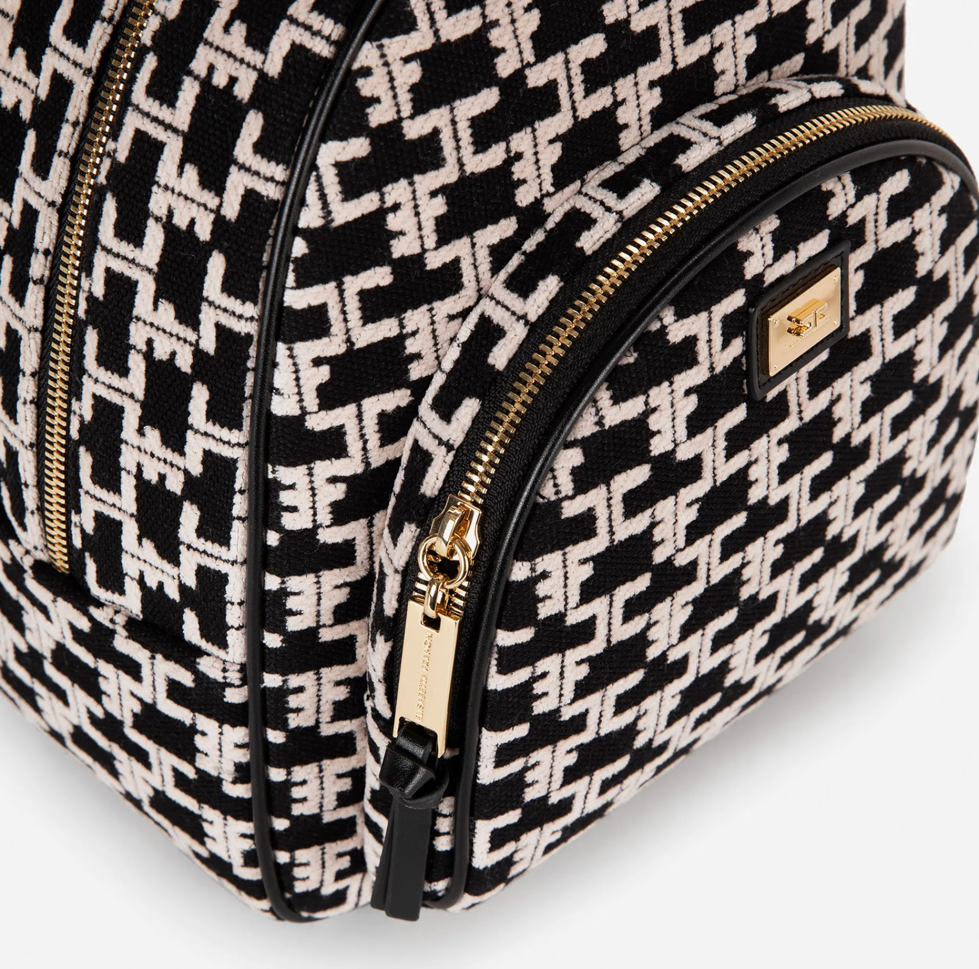 Elisabetta Franchi Luggage|Backpacks|Monogram Travel Backpack