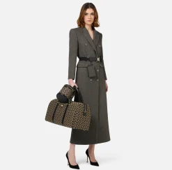 Elisabetta Franchi Luggage|Handbags|Monogram Travel Cylinder Bag