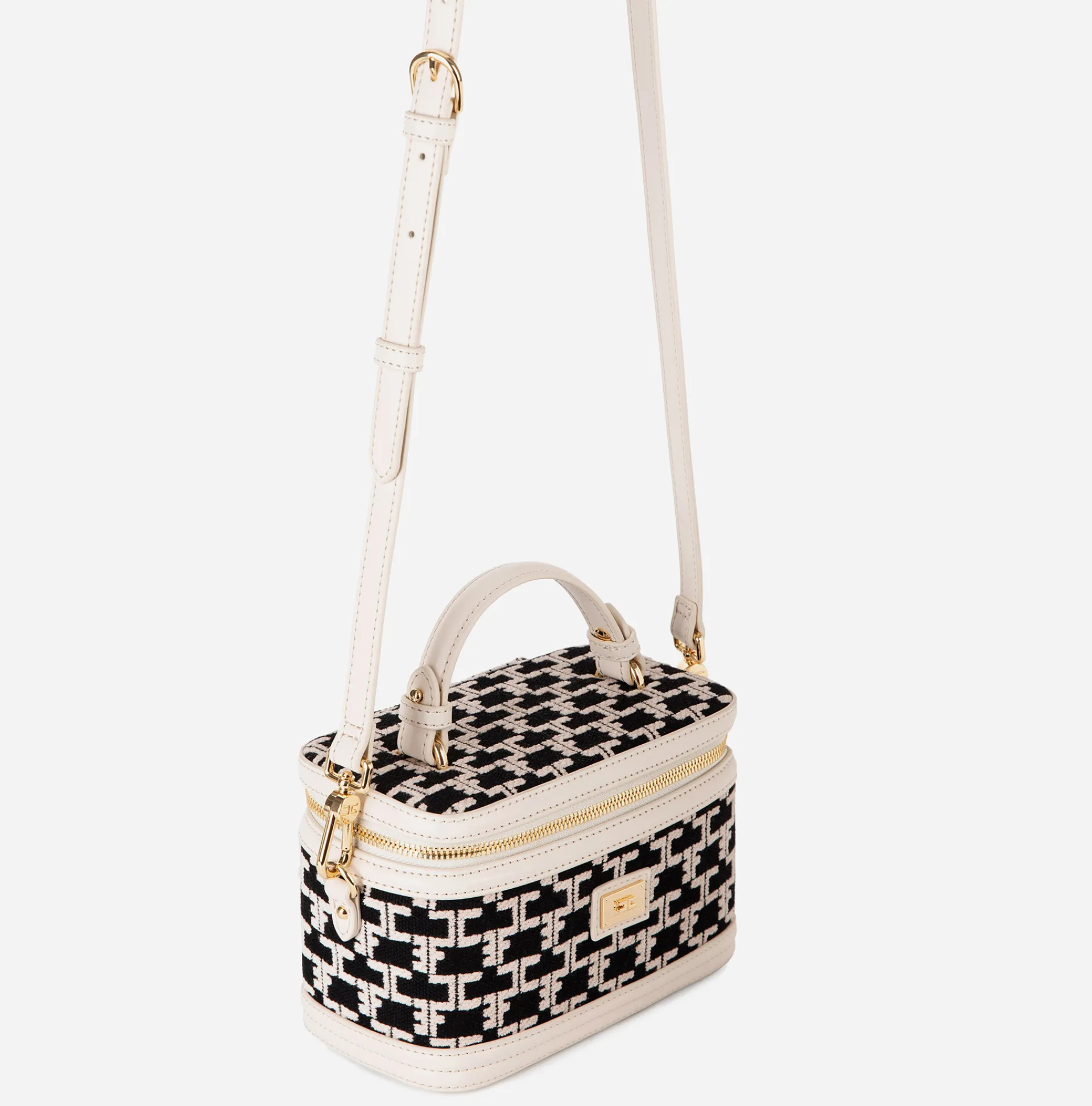 Elisabetta Franchi Luggage|Handbags|Monogram Travel Make-Up Bag