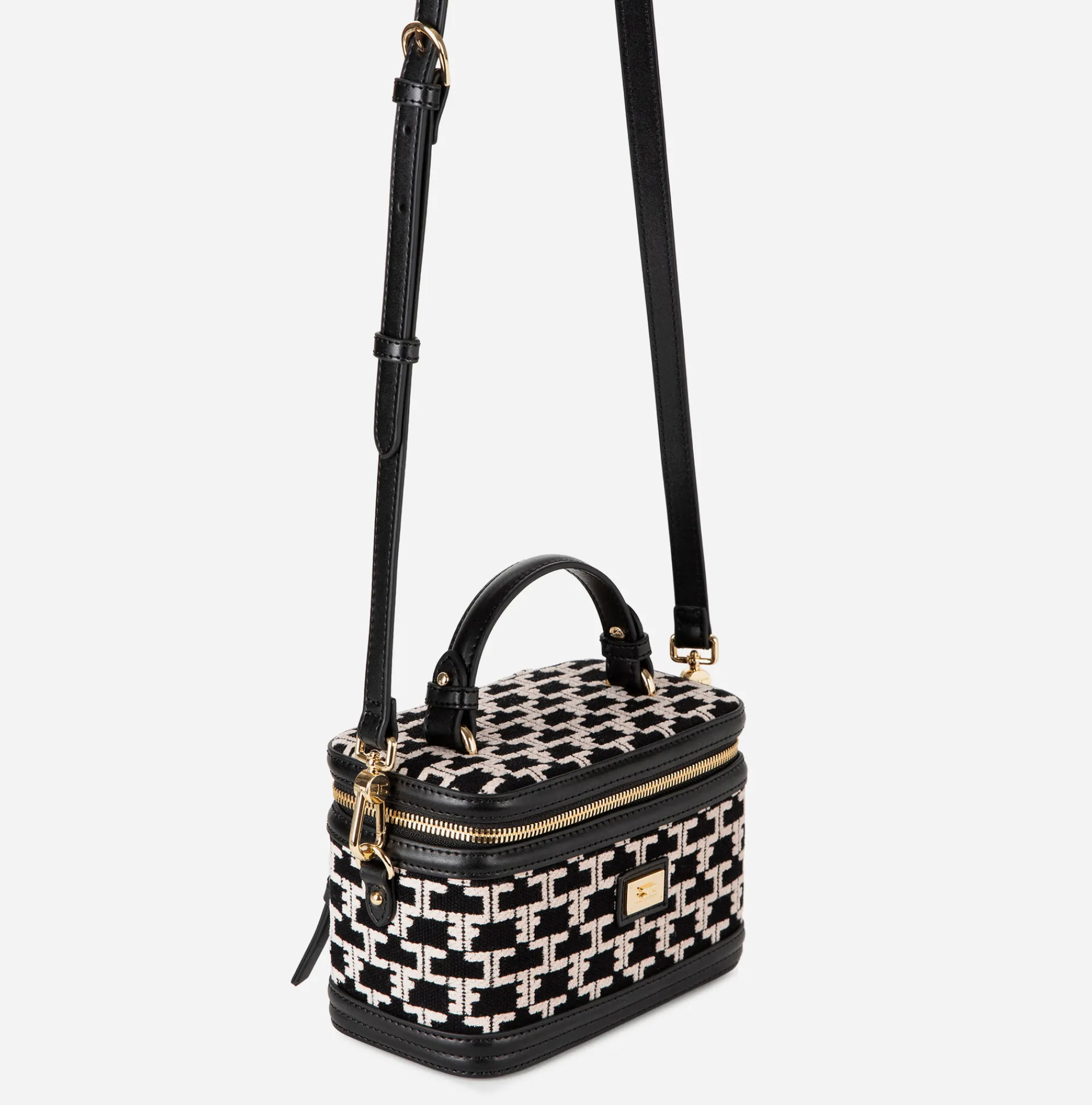 Elisabetta Franchi Luggage|Handbags|Monogram Travel Make-Up Bag