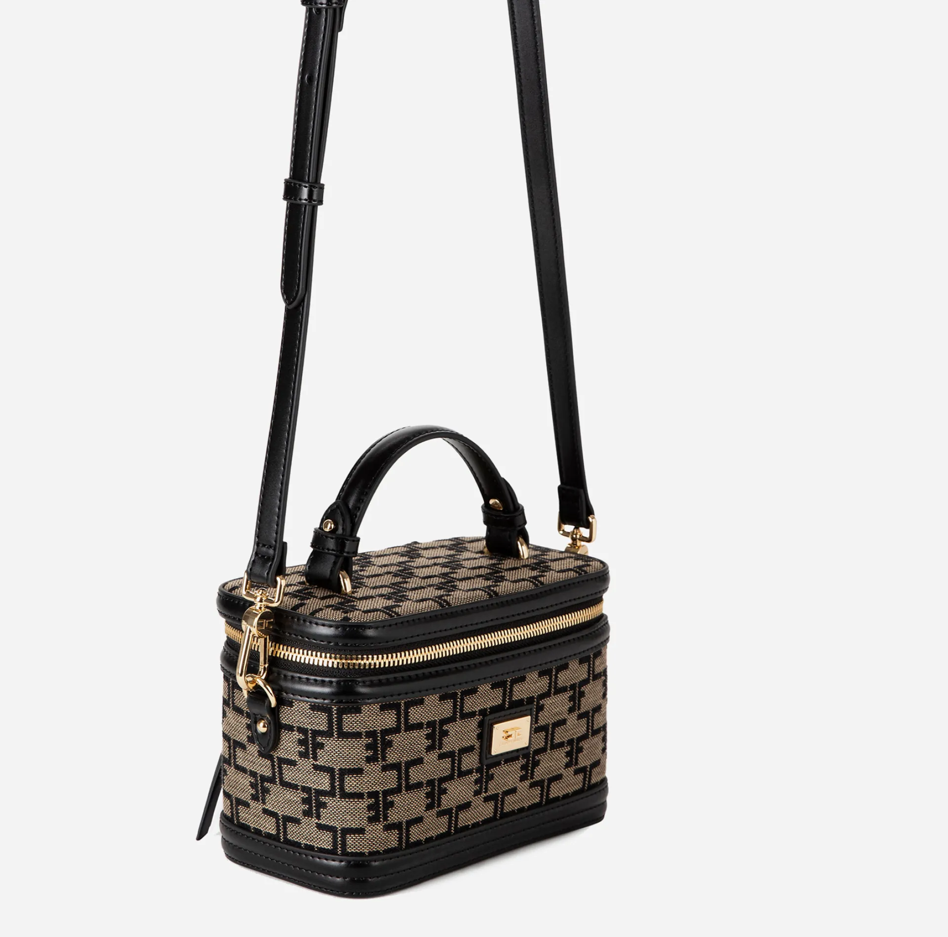 Elisabetta Franchi Luggage|Handbags|Monogram Travel Make-Up Bag