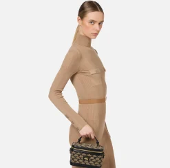 Elisabetta Franchi Luggage|Handbags|Monogram Travel Make-Up Bag