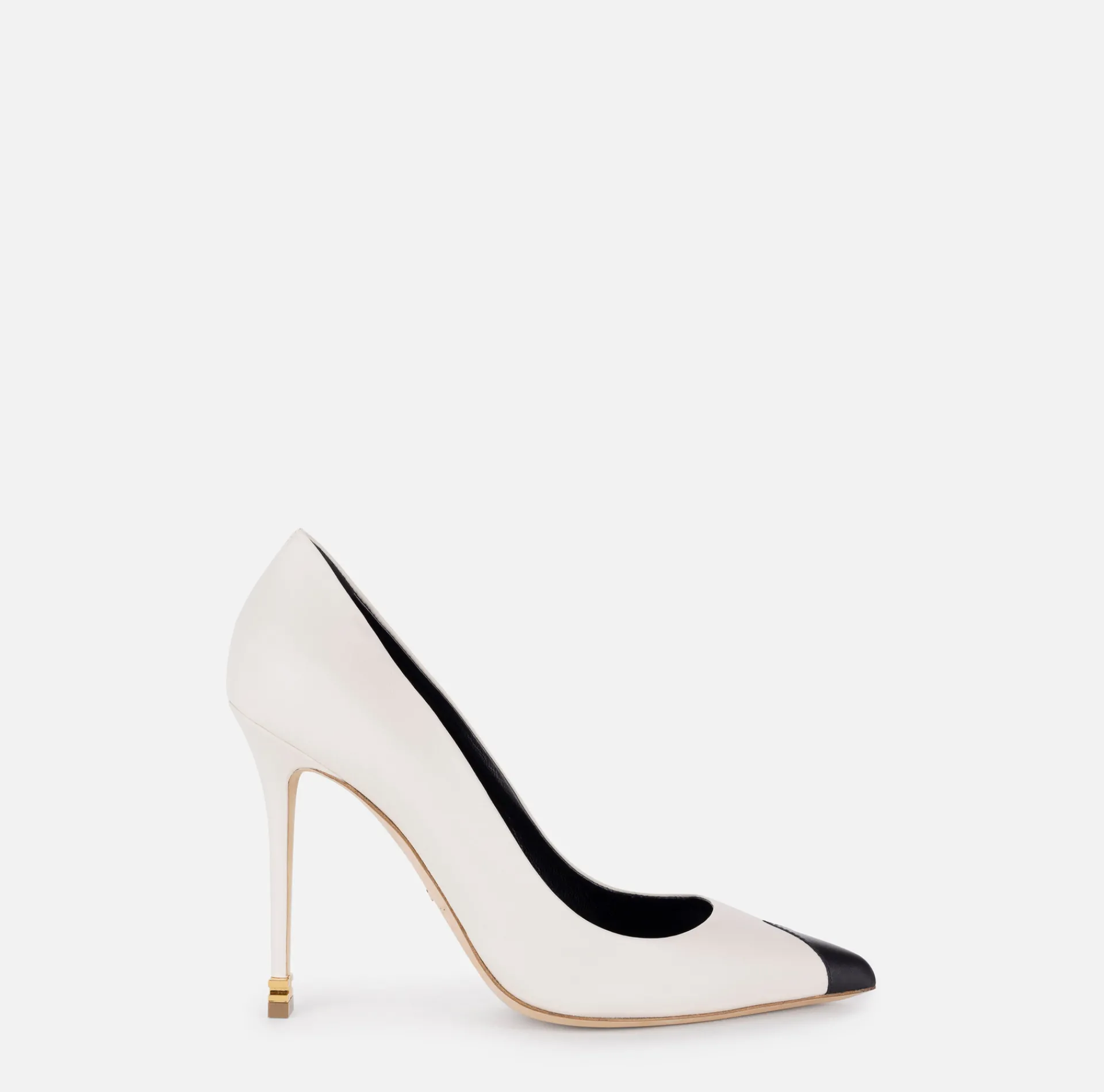 Elisabetta Franchi Pumps|Nappa leather pumps with toecap Étoile