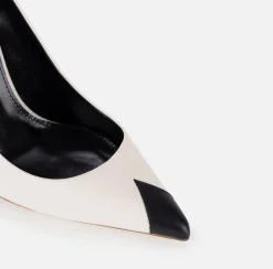 Elisabetta Franchi Pumps|Nappa leather pumps with toecap Étoile