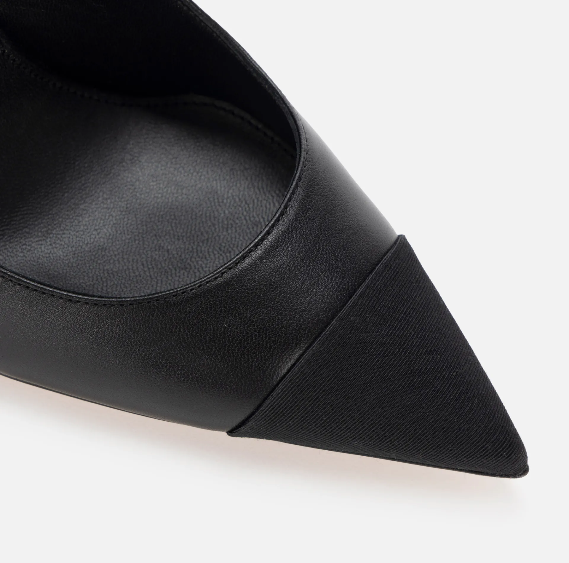 Elisabetta Franchi Pumps|Nappa leather slingback on sculpted heel Black/Black