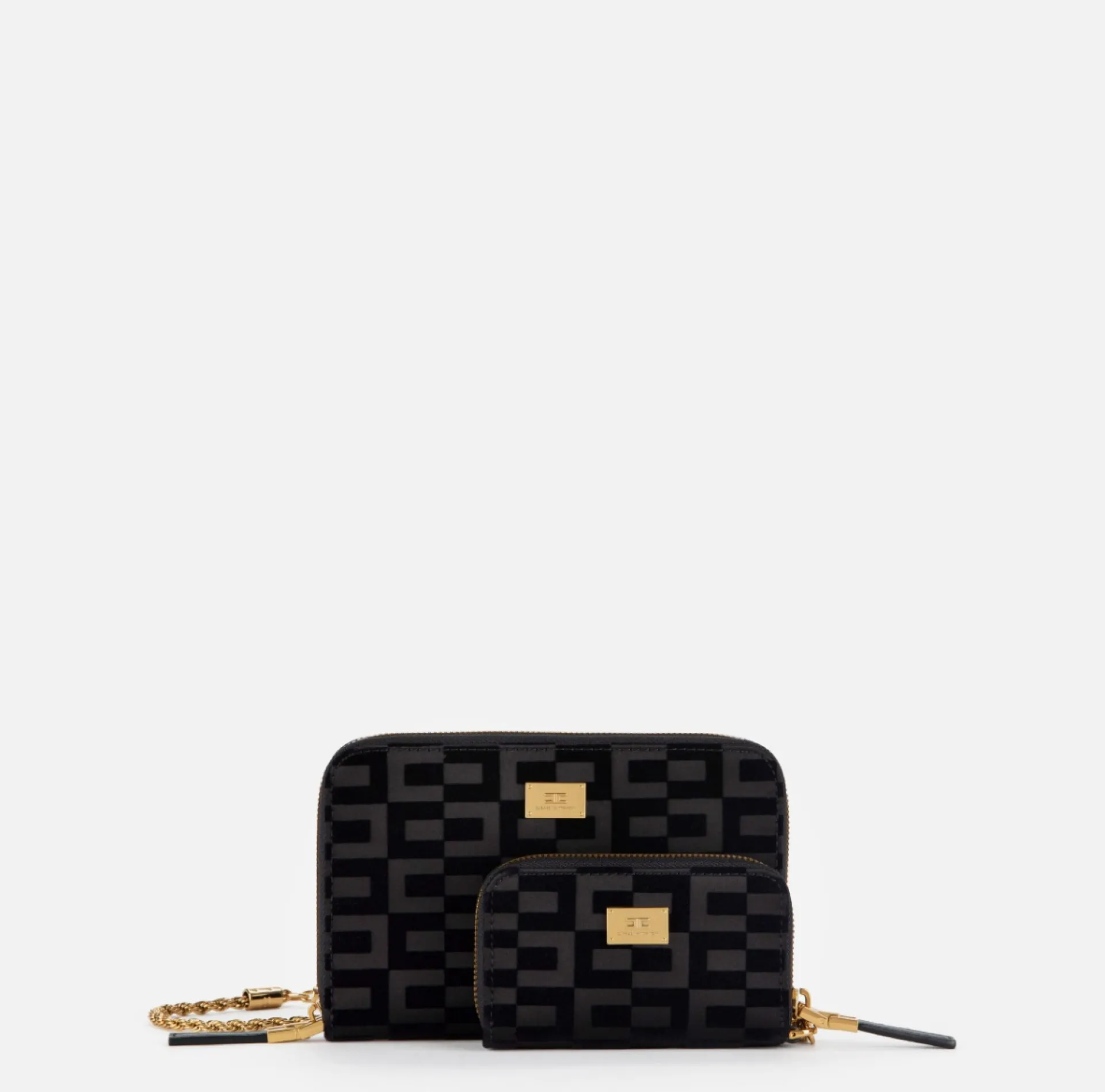 Elisabetta Franchi Strap Bags|Phone holder La Dame Black
