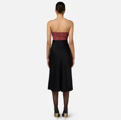 Elisabetta Franchi Top And T-Shirts|Pleated lurex jersey bodysuit Eyeshadow