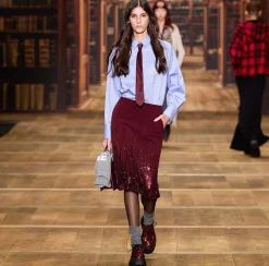 Elisabetta Franchi Shirts And Blouses|Poplin shirt with logo label OxfordGray