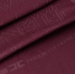 Elisabetta Franchi Scarves|Rectangular viscose jacquard pashmina scarf with logo lettering RougeNoir