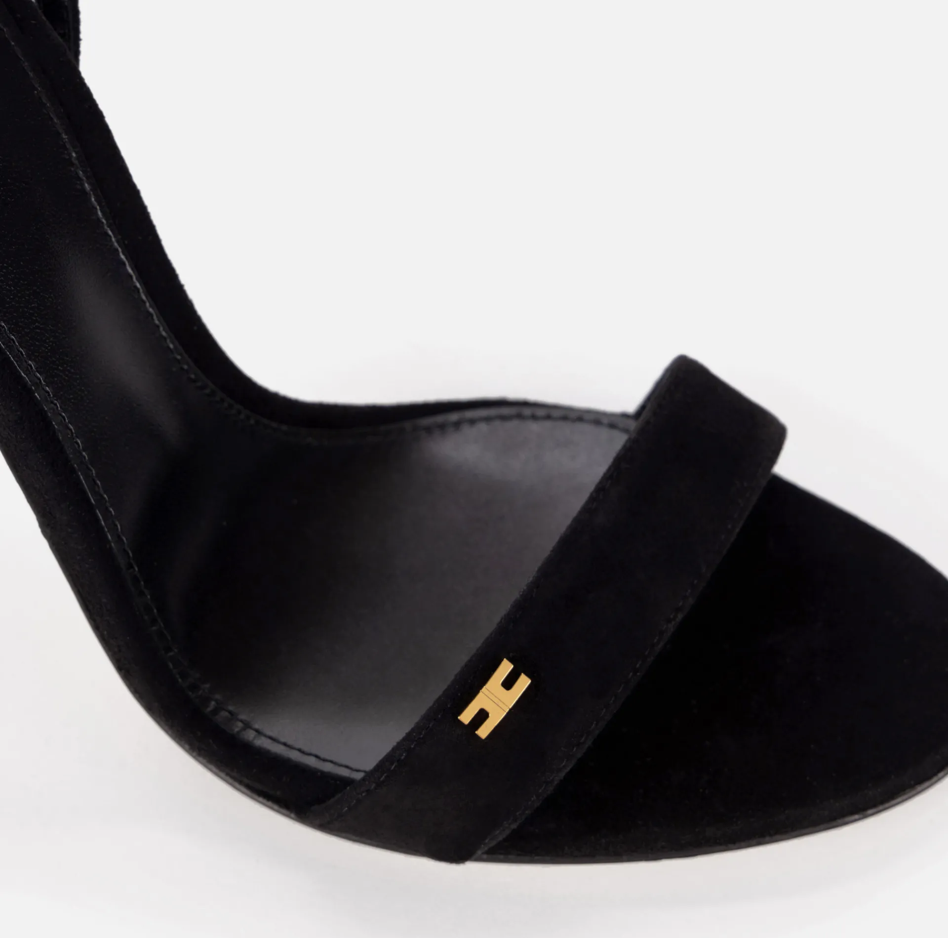 Elisabetta Franchi Sandals|Sandal with ankle strap Étoile Black