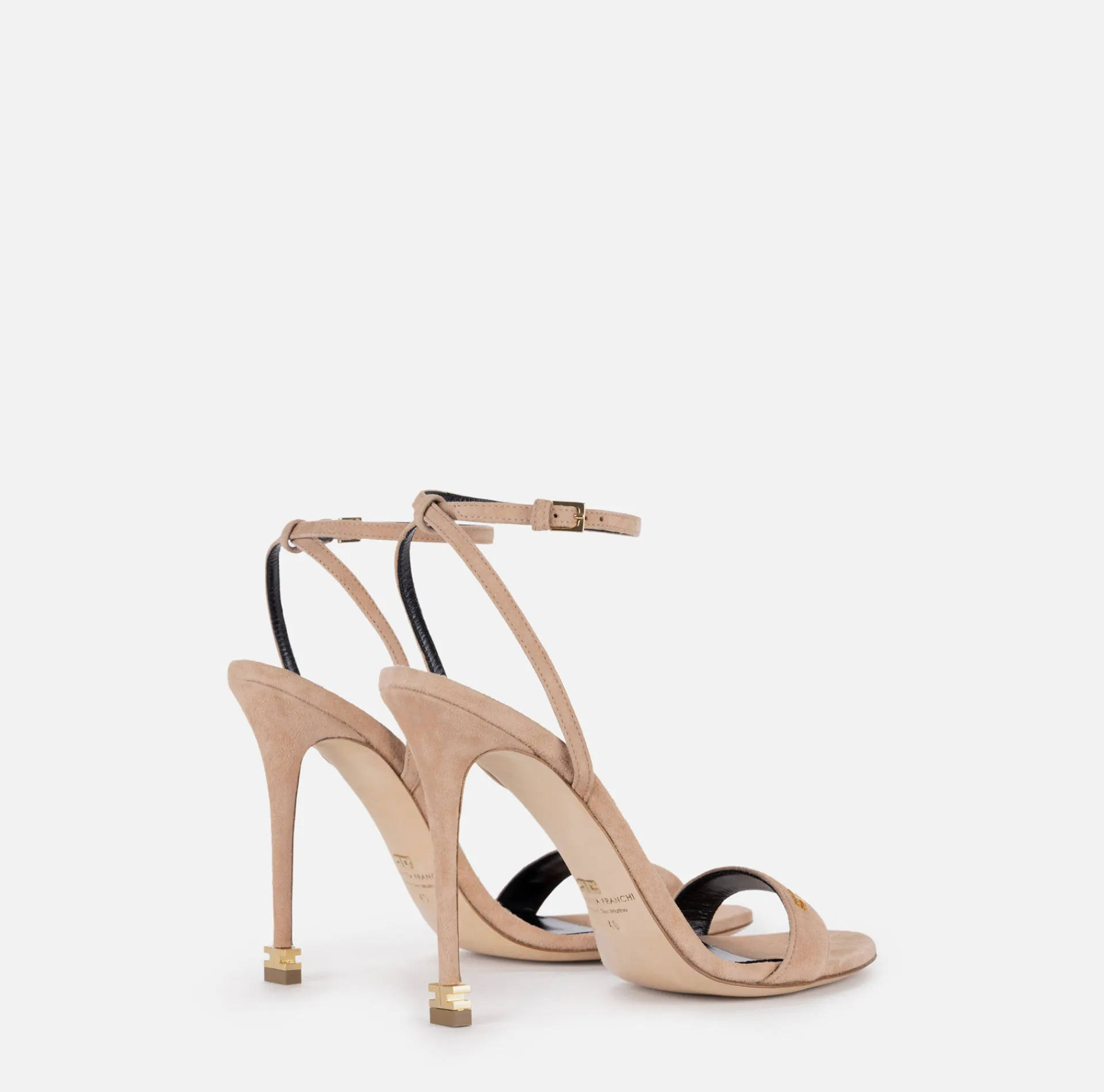 Elisabetta Franchi Sandals|Sandal with ankle strap Étoile Skin