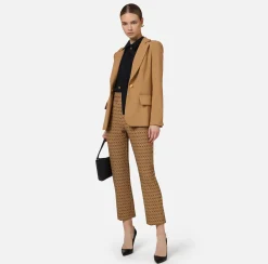 Elisabetta Franchi Tailleur|Jackets And Trench Coats|Slim-fit jacket in stretch crêpe