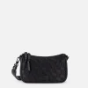 Elisabetta Franchi Shoulder Bags|Small shoulder bag in embroidered satin