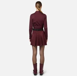 Elisabetta Franchi Shirts And Blouses|Stretch cropped poplin shirt with draping