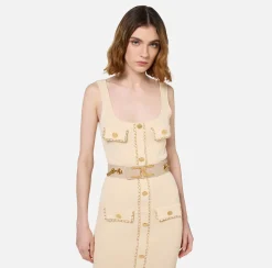 Elisabetta Franchi Belts|Suite C6 Vanilla