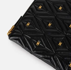 Elisabetta Franchi Clutch|Étoile Clutch Black