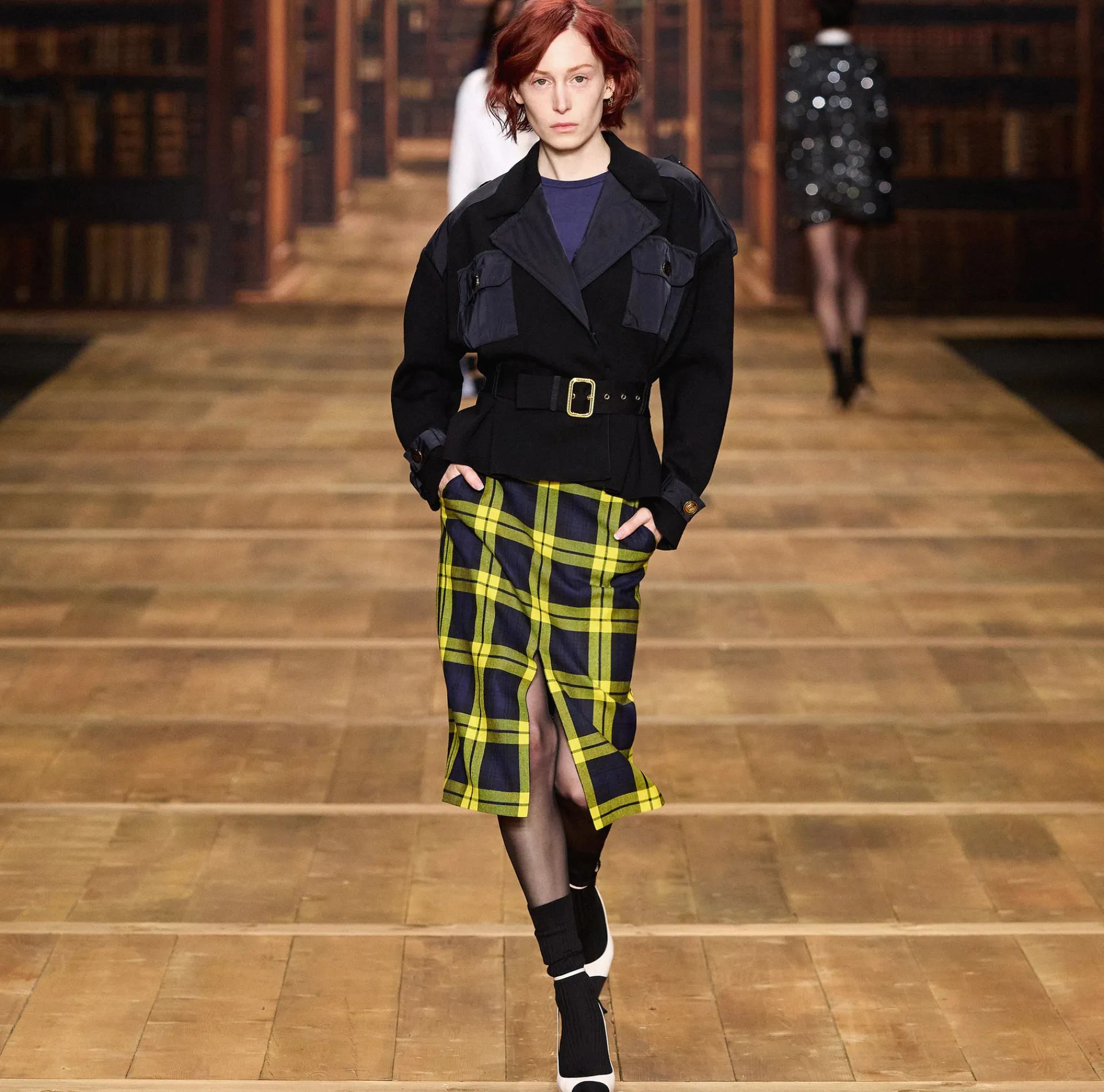 Elisabetta Franchi Jackets And Trench Coats|Trench coat in viscose with voile fabric inserts Black