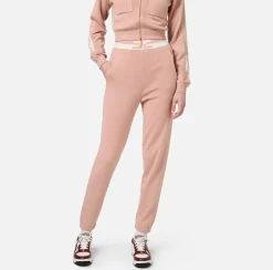 Elisabetta Franchi Trousers And Shorts|Viscose jogger trousers with logo bands
