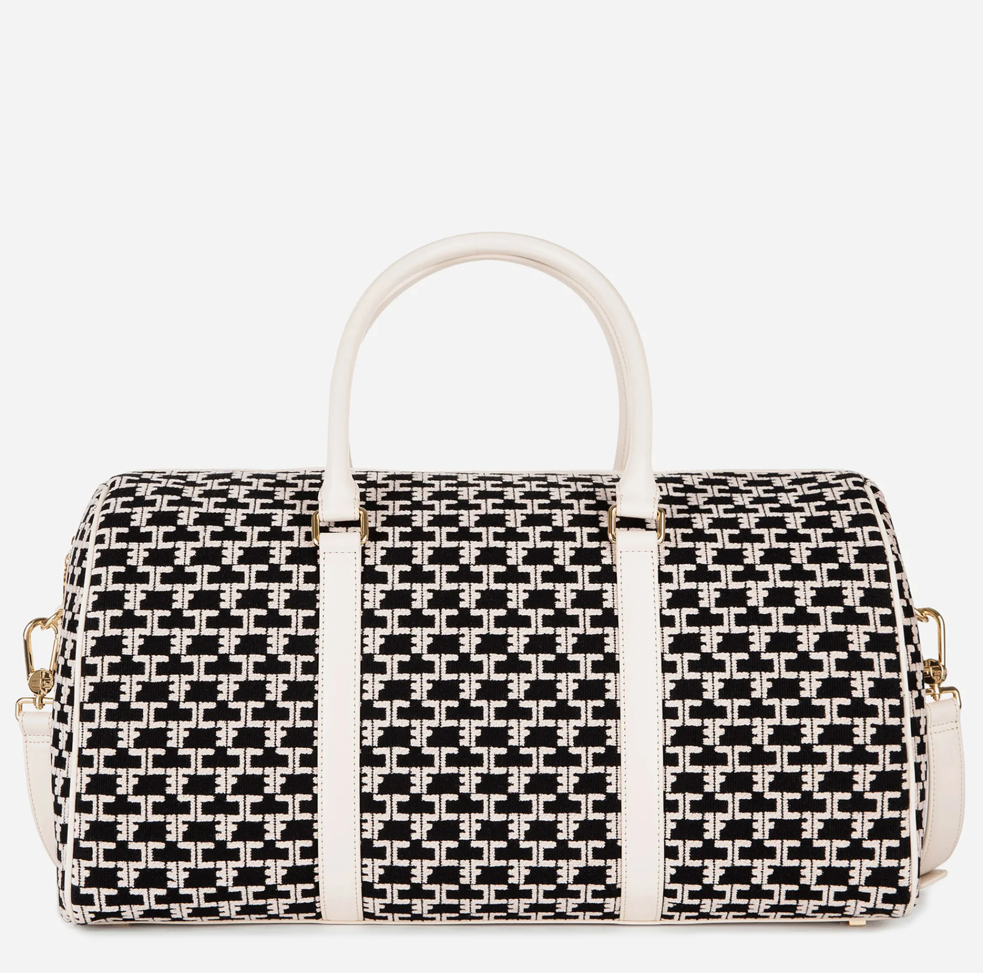 Elisabetta Franchi Luggage|Weekender Bag Monogram Travel