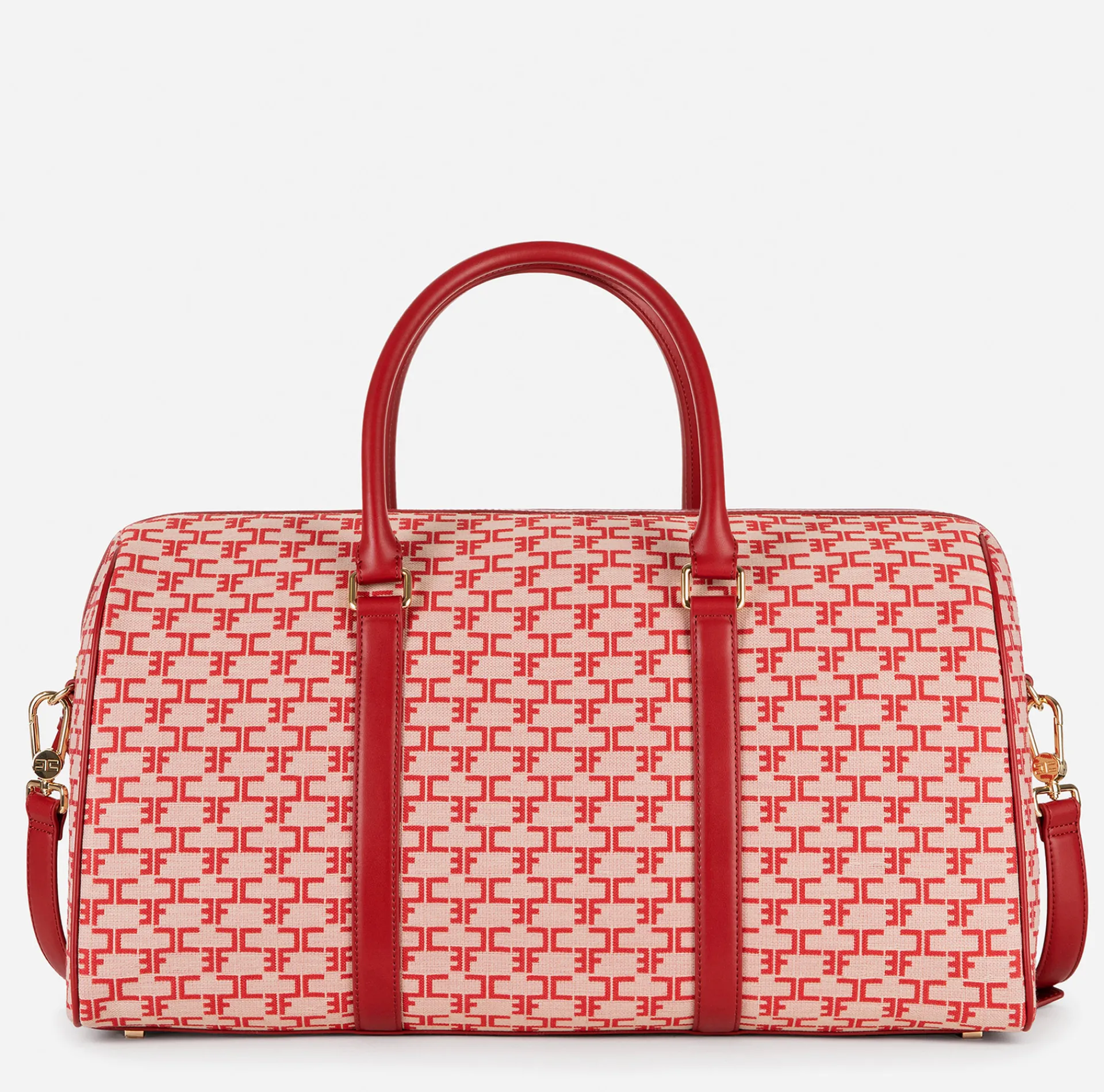 Elisabetta Franchi Luggage|Weekender Bag Monogram Travel