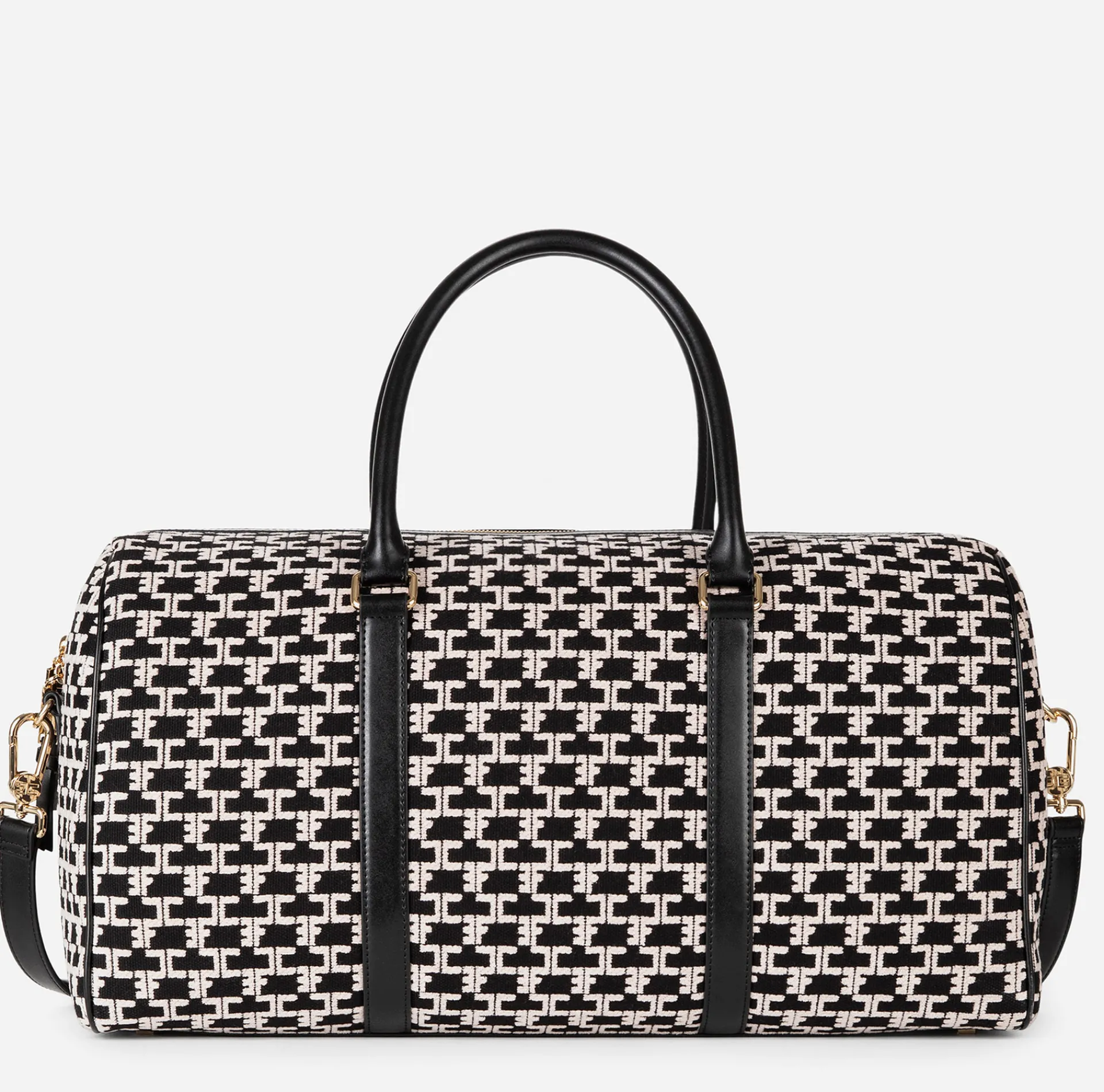 Elisabetta Franchi Luggage|Weekender Bag Monogram Travel