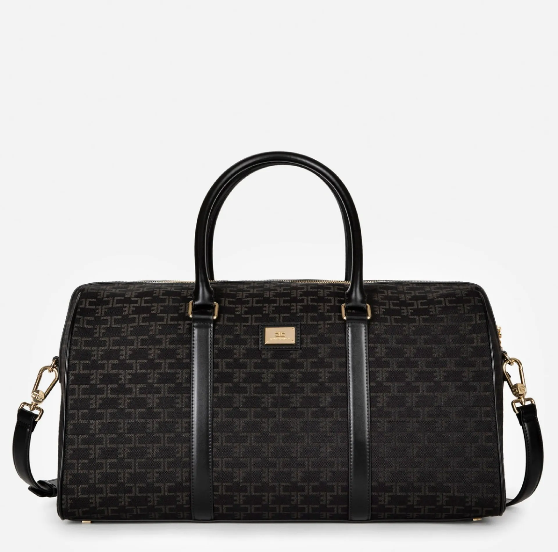 Elisabetta Franchi Luggage|Weekender Bag Monogram Travel