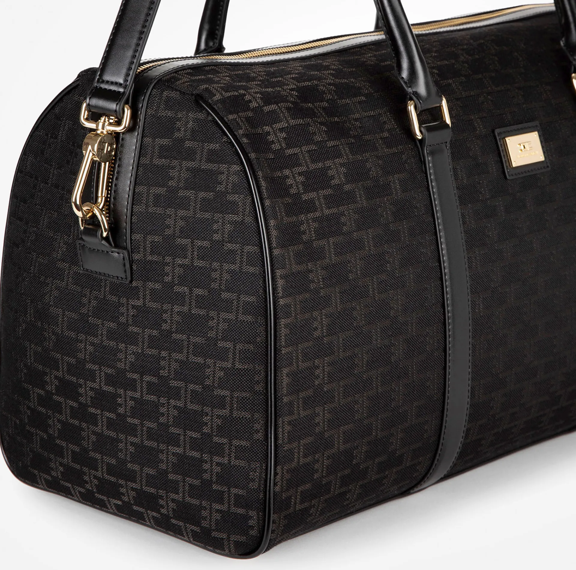 Elisabetta Franchi Luggage|Weekender Bag Monogram Travel